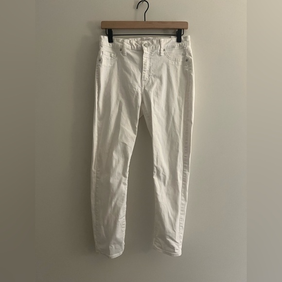 Lucky Brand Denim - Lucky Brand Hayden Crop White Jeans Size 6 28 Mid Rise Stretch Denim Cropped